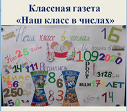 МБОУ "Весьегонская СОШ". Проект "Числа вокруг нас", 1-Б класс
